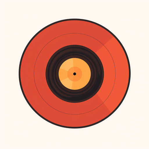 Minimalist art on white background