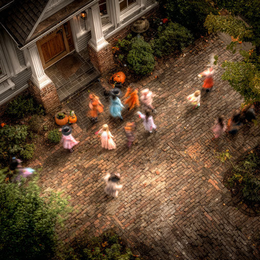 Joyful Celebration of Children on Halloween