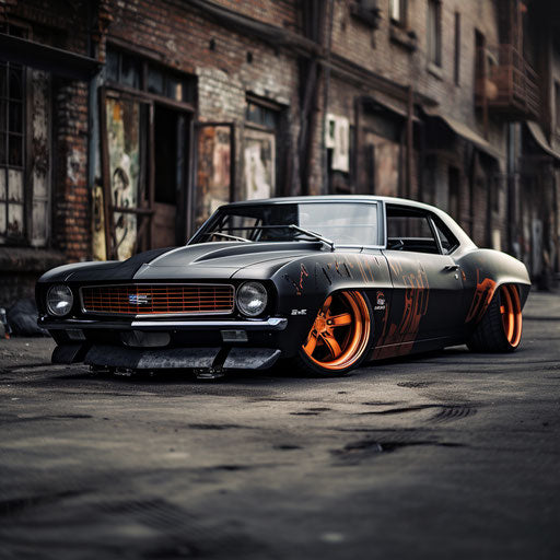 Chevrolet Camaro classic car Rat Rod