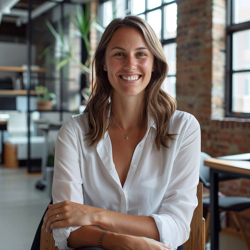 Professionals in casual attire in a relaxed office