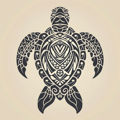 Maori turtle tattoos vectors free