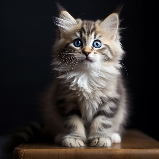 Siberian cat kitten