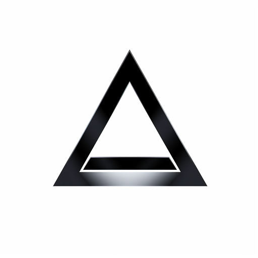 Minimalist triangle clipart