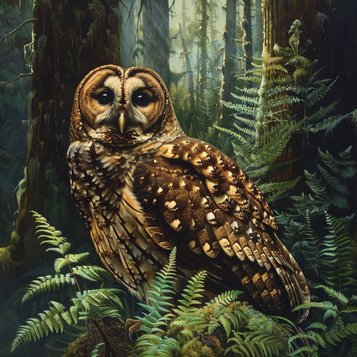 Close encounter with a northern spotted owl