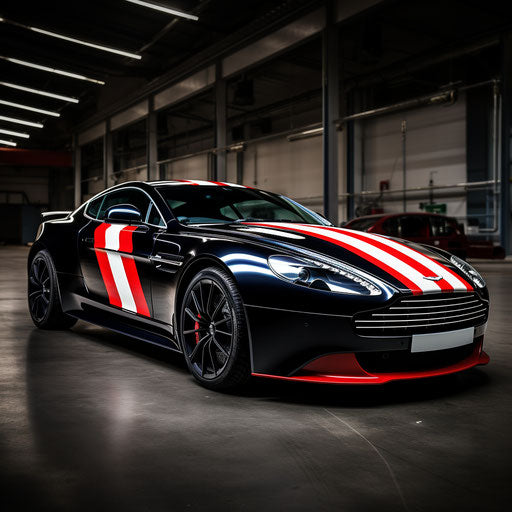 Racing stripes for Aston Martin DV5