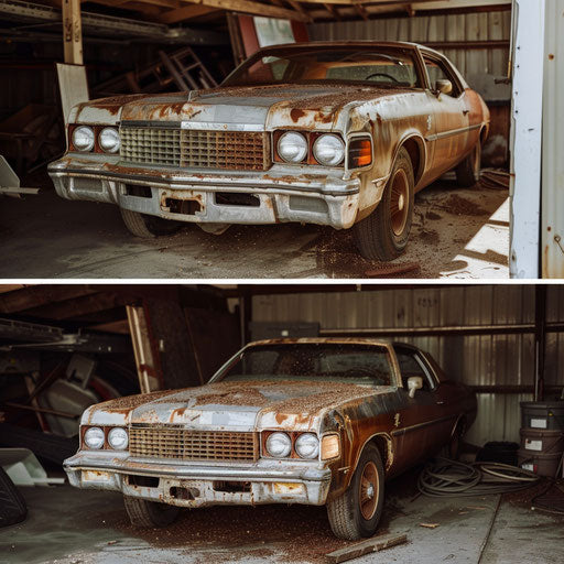 Rustic barn find 1976 Malibu Classic, weathered patina