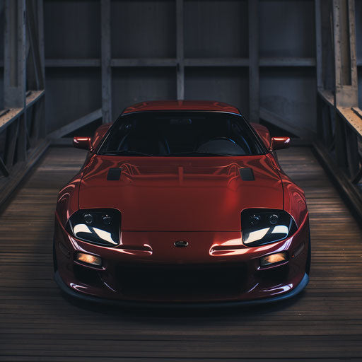 Classic Topview of Toyota Supra