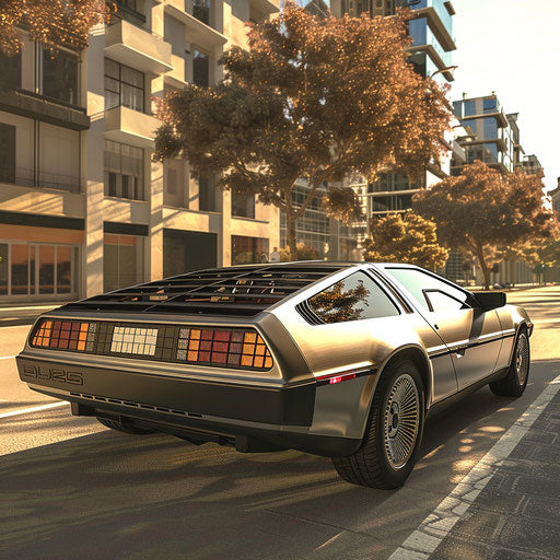 Electric zero-emissions 1981 DeLorean DMC-12 concept