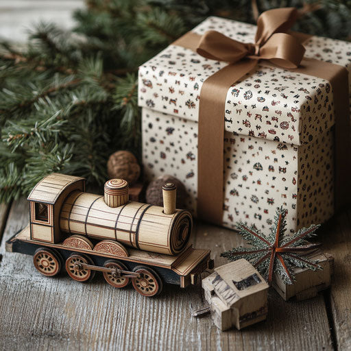 Deluxe Christmas Present Holiday Design