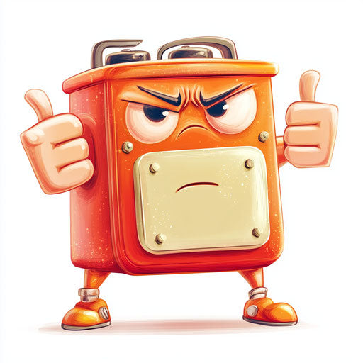 Unique Stove Caricature Clipart Art Pieces