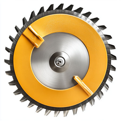 Realistic clipart of a circular saw, high-resolution, isolated