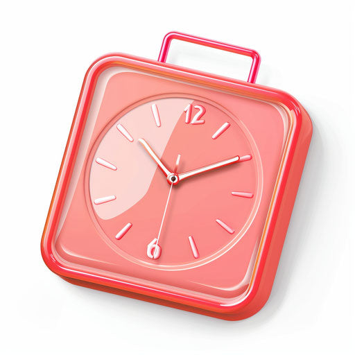 Reminder clipart with glossy finish on random flat background