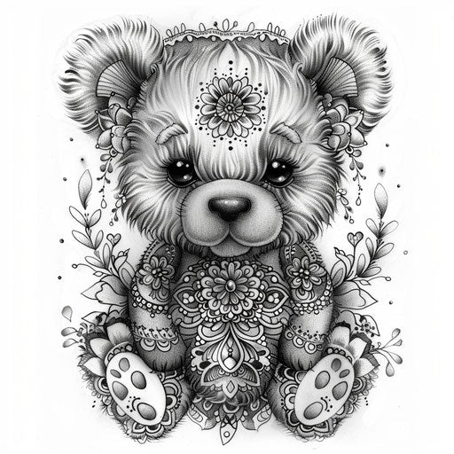 Teddy Bear Tattoo Master Files