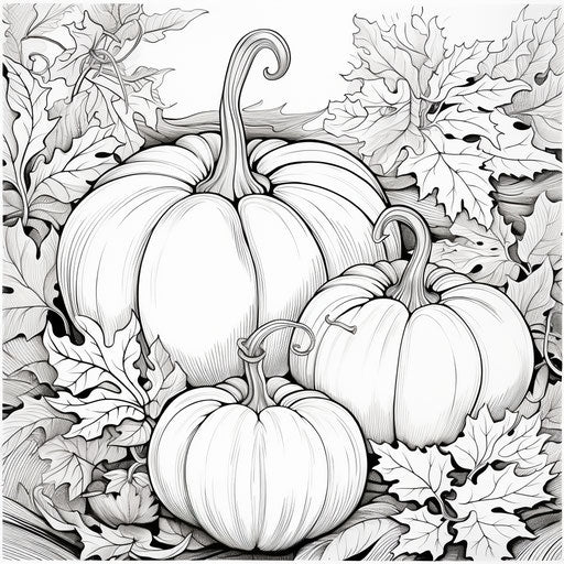 Free pumpkin coloring pages with pattern carved by crafts, in the style of Guido Borelli da Caluso, characterful pen and ink, stylish