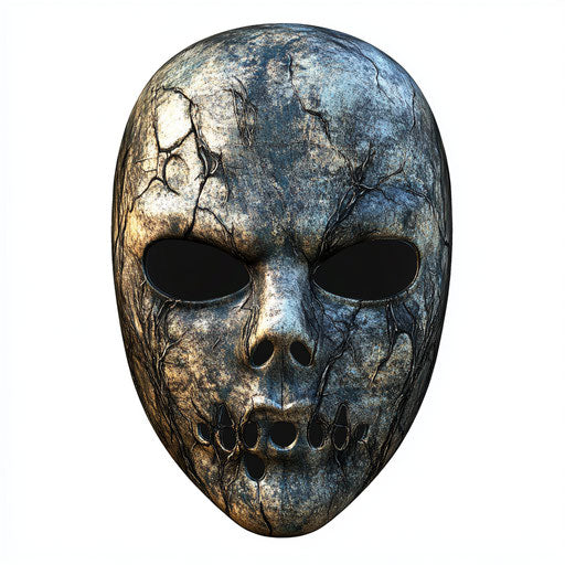 Creepy Masks realistic clipart, high resolution, isolated