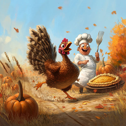 The runaway turkey and the angry chef
