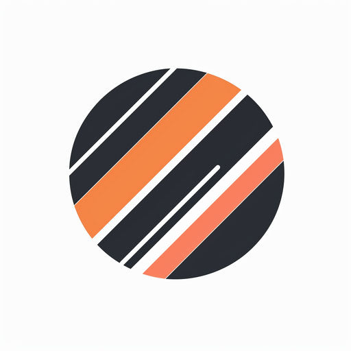 Modern team logo with sleek lines and a white background