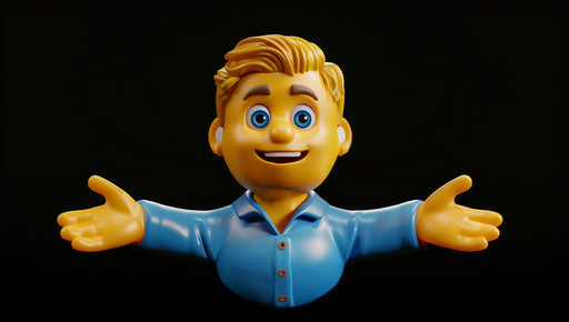 Yellowhaired man in blue shirt floating, 37:21