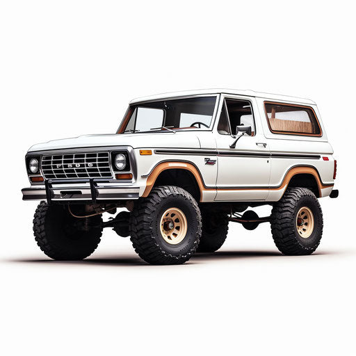 Bronco Sport classic White background