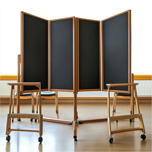 Realistic clipart of a classroom divider