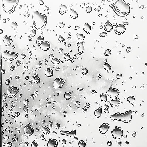 Beauty of rain on a window