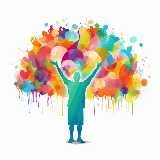 Volunteer illustration in the style of Impressionistic Art