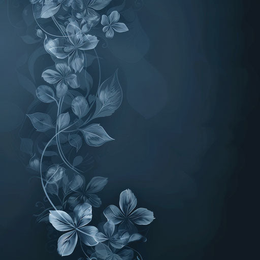 Realistic announcement clipart with blur on indigo background