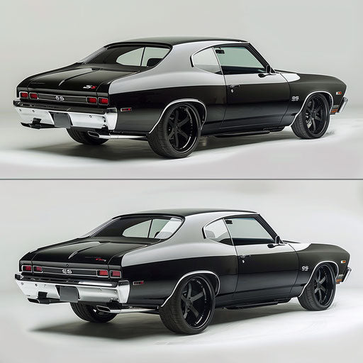 1969 Chevrolet Chevelle SS with bold design and carbon fiber body