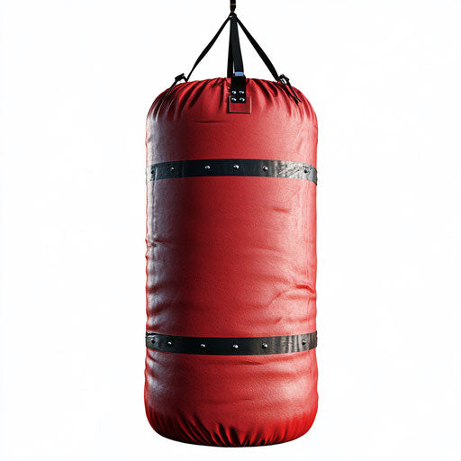 Photo realistic clipart of a Punching Bag, high-resolution, isolated