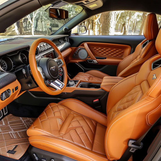 Luxury Ford Mustang GT Shelby Classic with premium leather seats and state-of-the-art technology