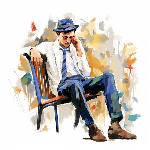 Minimalist image in the style of Impressionistic Art