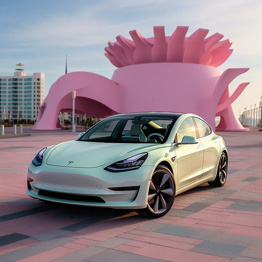 Tesla Model 3 Pastel Colors