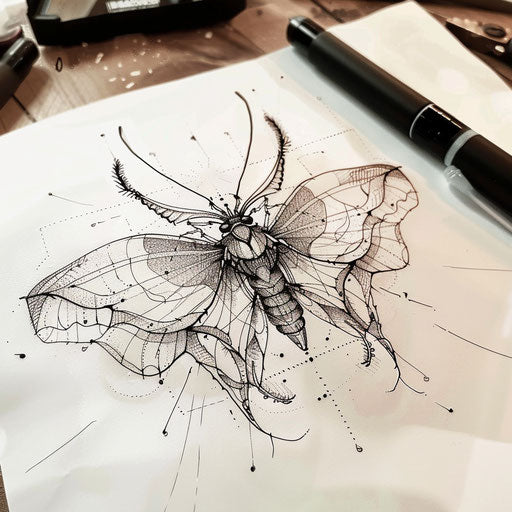 Delicate butterfly symbolizing freedom and transformation