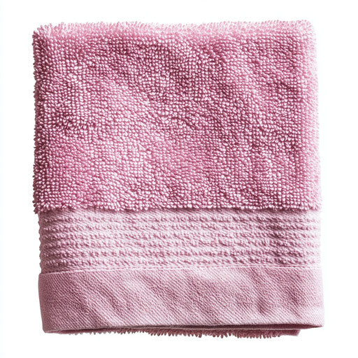 Realistic clipart of a washcloth isolated, high resolution