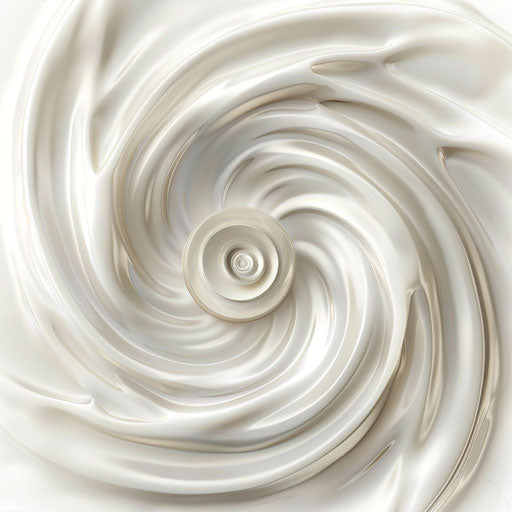 Realistic swirl clipart on flat white background