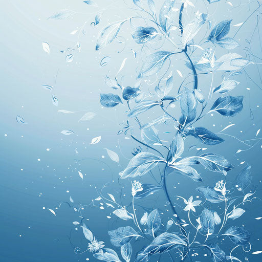 Realistic attendance clipart with subtle blur on flat indigo background