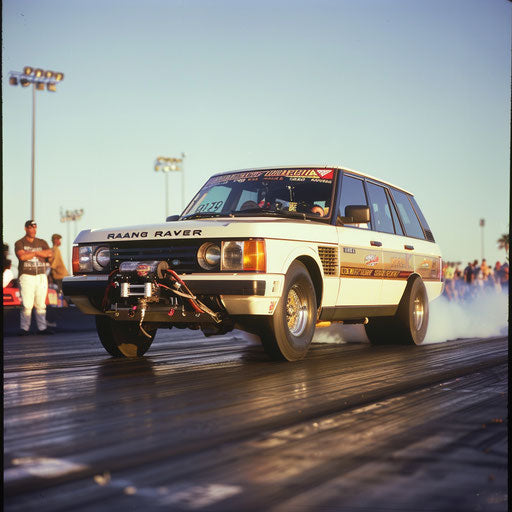 Modified SUV for drag racing with nitrous oxide system