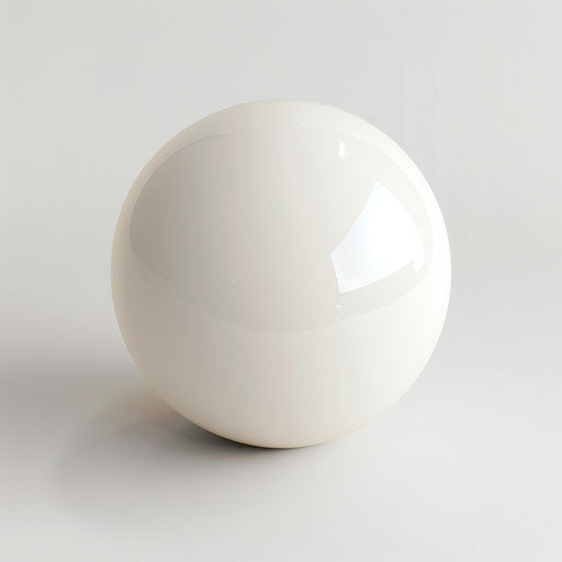 Crisp and clear: realistic ball clipart on white background