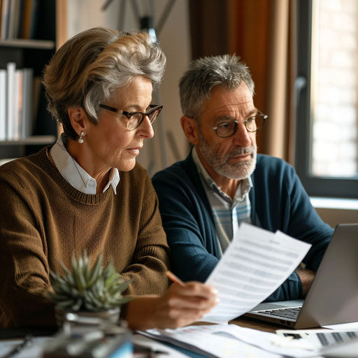 Retirement planning complexity with financial advisor