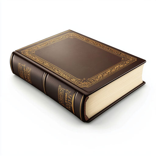 3D Bible in photo realistic style, isolated clipart