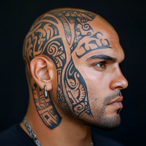Face Tattoos For Men Tattoo Blueprint Kit