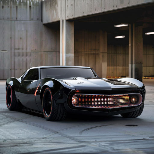 1967 Chevy Bel Air reimagined with bold front grille and sleek silhouette