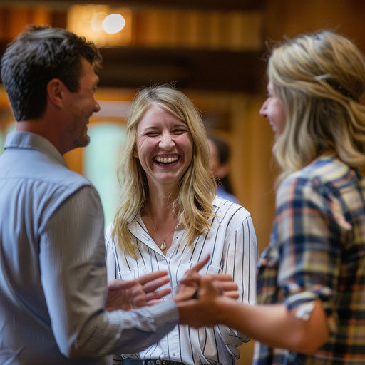 Team camaraderie at a corporate retreat