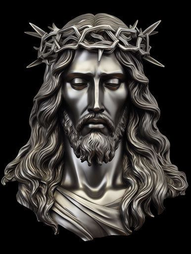 Jesus head tattoo, custom design