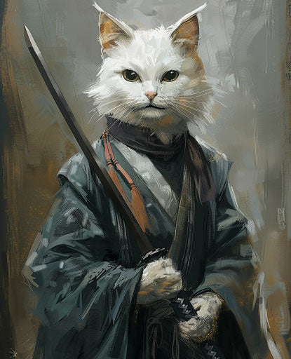 Cats and katanas, traditional Vietnamese normcore style