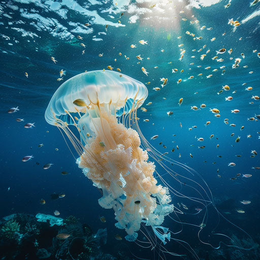The mysterious giant jellyfish in the deep sea