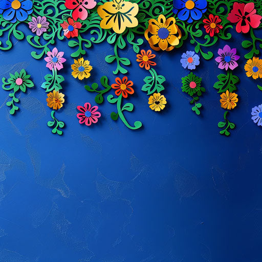 Photo-realistic Cinco de Mayo clipart flourishes with blur