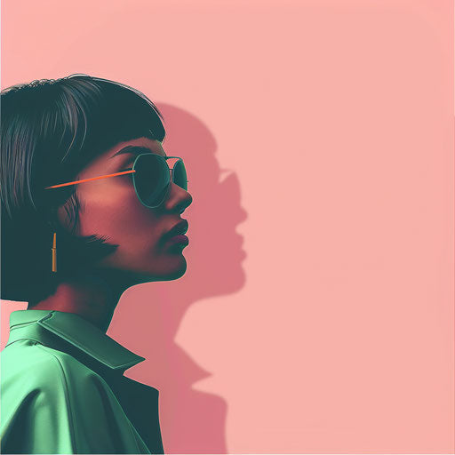 Realistic illustration without clipart with random flat background