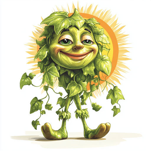 Creative Ivy Caricature Clipart in Vector and 4K Formats