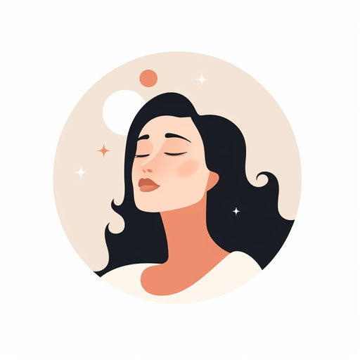 Quiet clipart in the style of Minimalist, on a white background